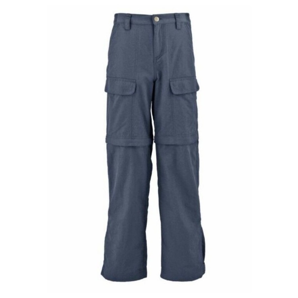 White Sierra Youth Cargo Pants in Slate Gray